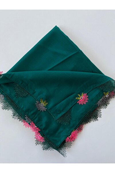 REYYAN Eșarfă cu broderie manuală și cusături fine/lucru manual/acoperământ p...