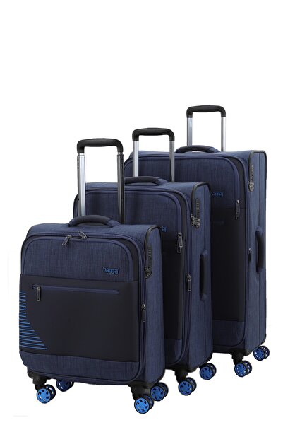 MÇS Baggaj Ultra Lüx Ve Hafif Özel Üretim İthal Seri Kapağı Körüklü 360 Derec...