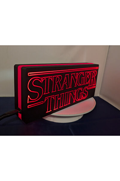 Sincara Home Stranger Things Logo Gece Lambası / Light Box