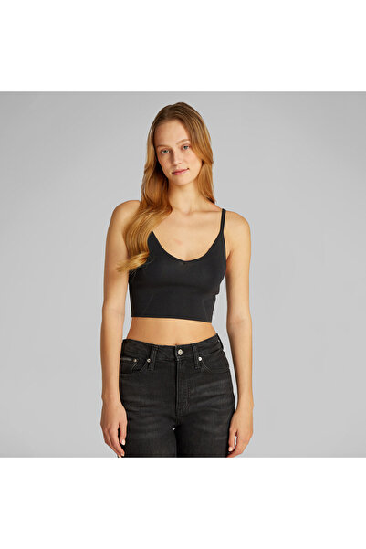 Calvin Klein Kadın Siyah Triko