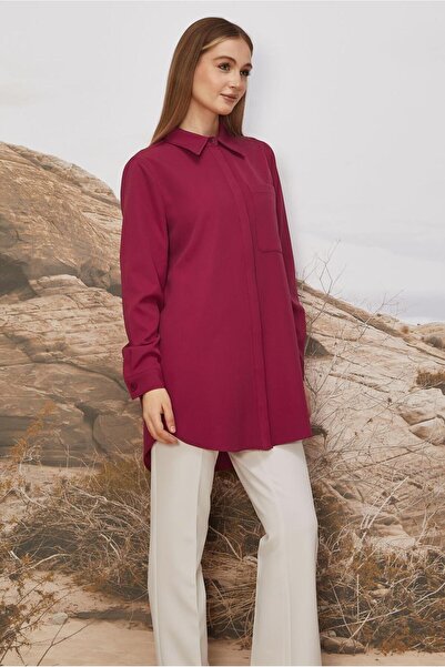 Alvina Shirt Collar Tunic 46117
