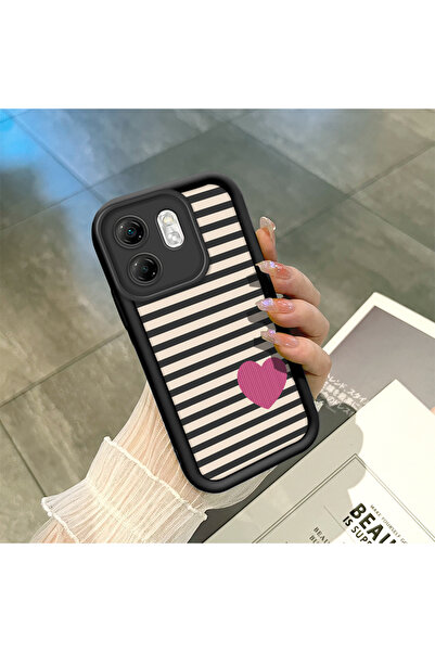 ucuc جراب مرن ممتص للصدمات لحماية العدسة بنمط قلب من السيليكون الأسود متوافق ...