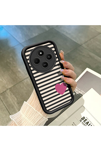 ucuc جراب مرن ممتص للصدمات لحماية العدسة بنمط قلب من السيليكون الأسود متوافق ...