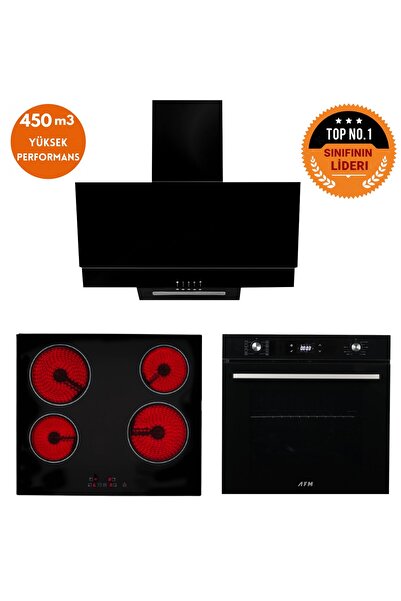 Eminçelik ve AFM Tech MARKALI/ ONE'S Elektrikli Vitro. Dijital Ankastre Set (...