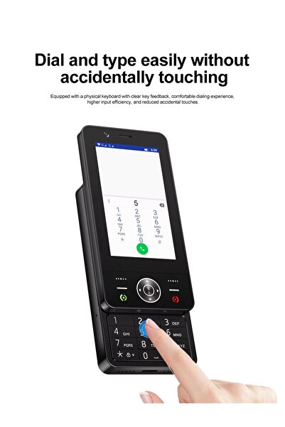 Hope هاتف أندرويد صغير بحجم 4 بوصات مزود بلوحة مفاتيح فعلية