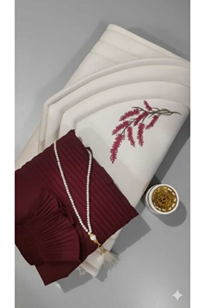 Arum Carpets طقم صلاه نسائي سجاده طبي مع شرشف ومبخره وسبحه