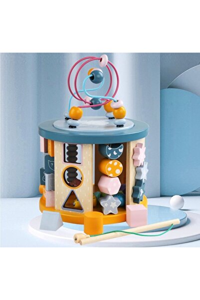 Toys Cub educativ din lemn