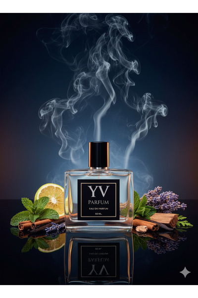 YV PARFÜM YV-023 Edp Erkek Parfüm 50 ml | TATLI, AROMATİK | Nane, Lavanta, Ta...
