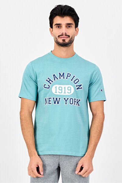 Champion Men Sportswear Fit Short Sleeve Outdoor T-Shirt, Green