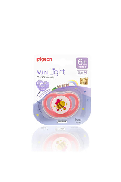 Pigeon Minilight Pacifier Medium for 6+ Months – Girl