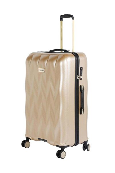 Bebe Diamond Textured Hard Shell Trolley Suitcase With Spinner Wheels And Tsa...