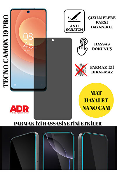 ADR Phone Accessories Tecno Camon 19 Pro Hayalet Cam Mat Nano Ekran Koruyucu ...