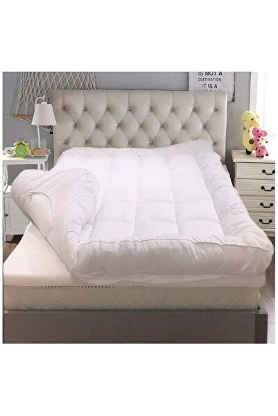 Other غطاء مرتبة فندقي من جيرينك، ارتفاع 14 سم، مقاس 200×200 سم، حشوة من الأل...