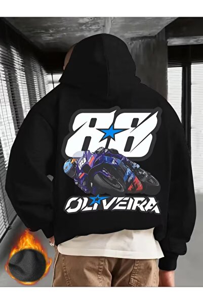 LAND MODA Hanorac cu imprimeu, țesătură compactă (cu interior din bumbac)