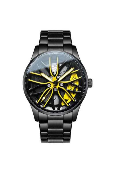 VOGUE VENUE VANTE Series Men's Hip Hop Car Wheel Watch