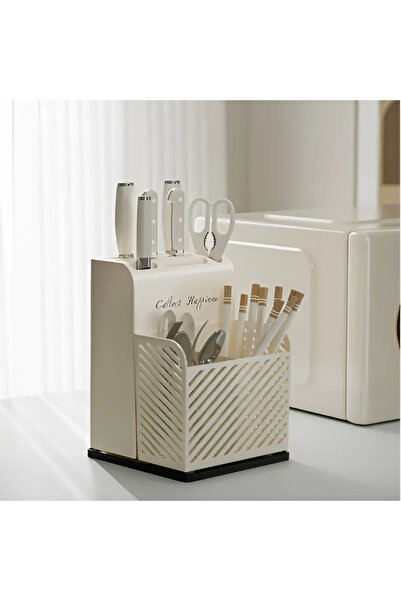 Herum Kitchen utensil holder, cutlery, different compartments, water drain tr...