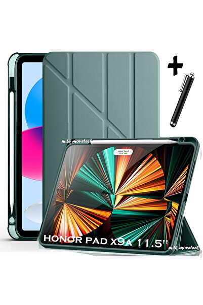 m.tk moveteck حافظة لهاتف Honor Pad X9A مقاس 11.5 بوصة مع حامل قابل للطي وغطا...