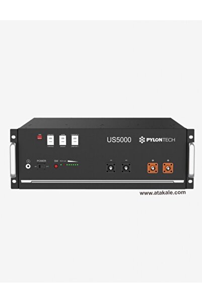 PYLONTECH LiFePo4 51,2V 100Ah AKÜ 5,12kWh (LV) + Kablo Kiti