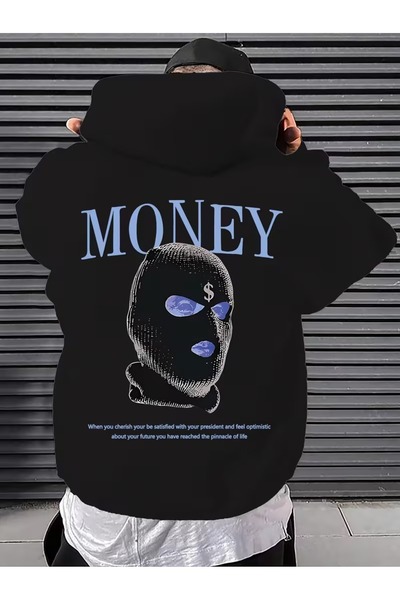 LAND MODA Hanorac cu imprimeu, țesătură compactă (cu interior din bumbac)