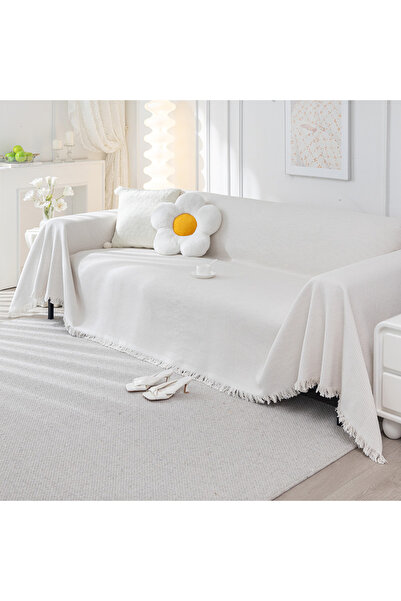 Generic Sofa cover, simple and stylish, dustproof, stainproof, and cat scratc...