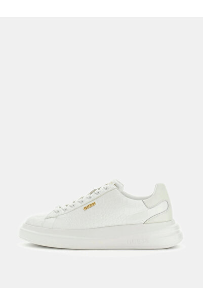Guess Elba Men's White Sneaker Fmpelaele12-White