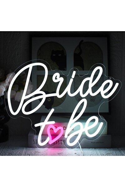 Slasa Bride To Be Neon Sign – 45x30 cm LED Wall Light for Wedding & Party Decor