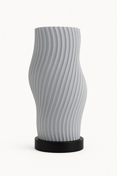 Sani Lamp, Sani, Wien, E27, ecological material PLA, 140 x 140 x H 270 mm, gray