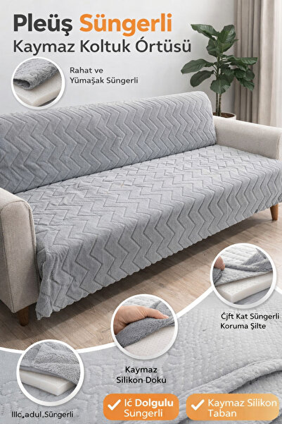 Faiend М'яка покришка для дивана Welsoft на 3 особи Покришка для дивана та 17...