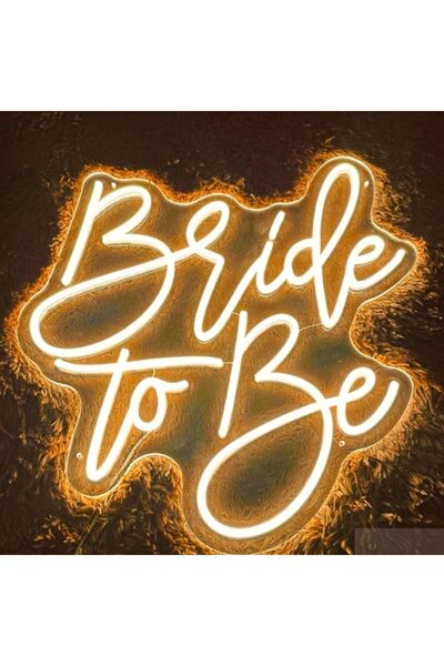 Slasa لافتة نيون "عروس المستقبل" - مصباح جداري LED مقاس 42 × 29 سم لتزيين حفل...