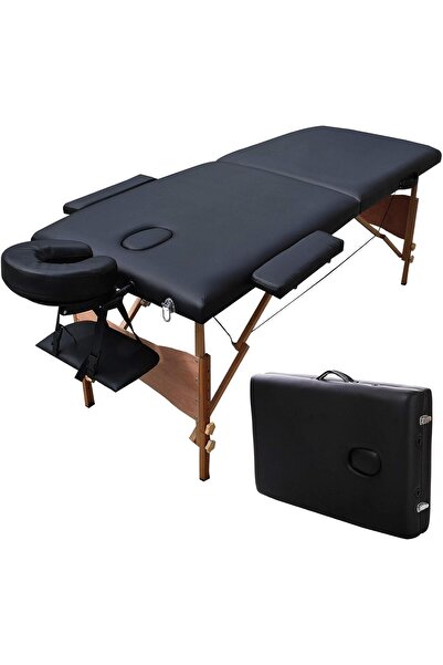 Marshal Fitness Portable Massage Bed - Convenient Black Color, 60X180Cm, Adju...