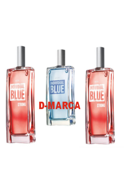 AVON PERFUME SET 2 X 100 ML INDIVIDUAL STRONG + 1X100 ML INDIVIDUAL BLUE