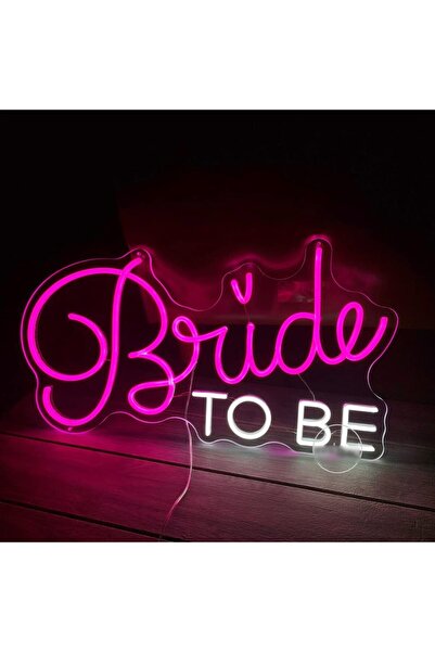 Slasa لافتة نيون "عروس المستقبل" - مصباح جداري LED مقاس 42 × 27 سم لتزيين حفل...