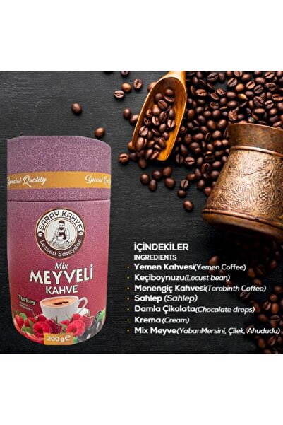 SARAY KAHVE Mix Meyveli Kahvesi 200 gr