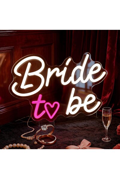 Slasa Bride To Be Neon Sign – 42x29 cm LED Wall Light for Wedding & Party Decor