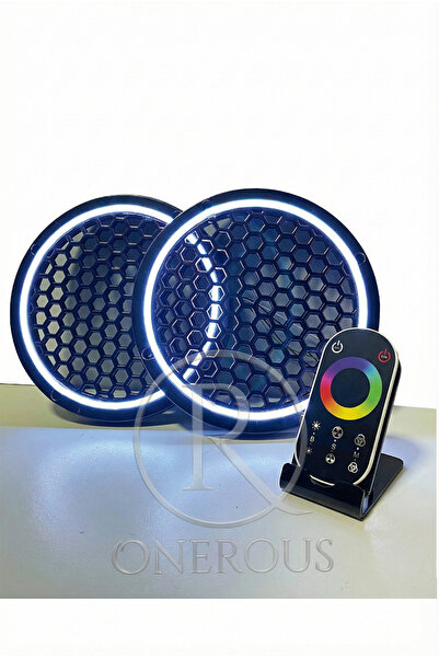 Onerous 20 CM Dokunmatik Kumandalı Neon Midrange Hoparlör Kapak Seti (2 Adet)