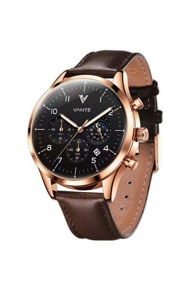 VOGUE VENUE VANTE Series Elegant Men's Chronograph Watch with Moon Phase