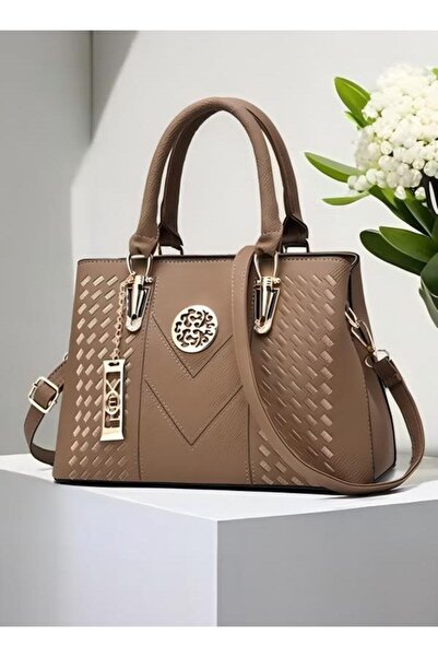 DOMEET Fashionable Embroidered Women's Handbag, Shoulder Bag, High-capacity, ...