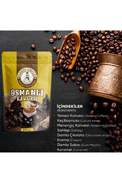 SARAY KAHVE Osmanlı Kahvesi 200 gr / Poşet