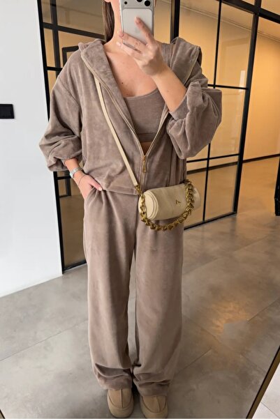 Safgiyim44 Mink 3-Piece Velvet Set