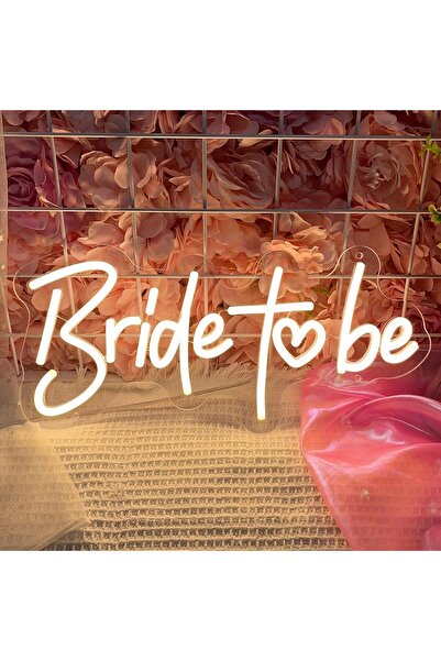 Slasa Bride To Be Neon Sign – 32x33 cm LED Wall Light for Wedding & Party Decor