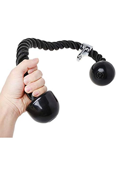 XINTONGSPP Tricep Rope Cable Attachment Nylon Single & Double Handle for Bice...