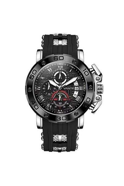 VOGUE VENUE VANTE SERIES High-Performance Black Chronograph Sport Watch