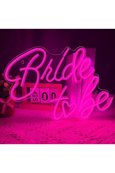 Slasa Bride To Be Neon Sign – 42x27 cm LED Wall Light for Wedding & Party Decor