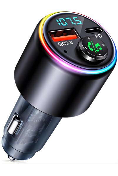 SGTT Modulator FM cu Bluetooth, muzică wireless, hands-free, port USB-A, port...