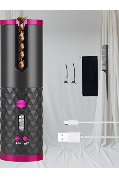 OEM Wireless hair curler, Ceramic, USB-A charging, LED display, 6 temp. setti...