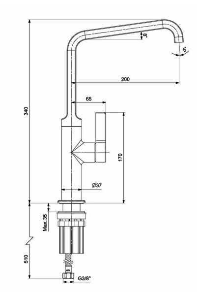 Eca Life Sink Faucet 102118777