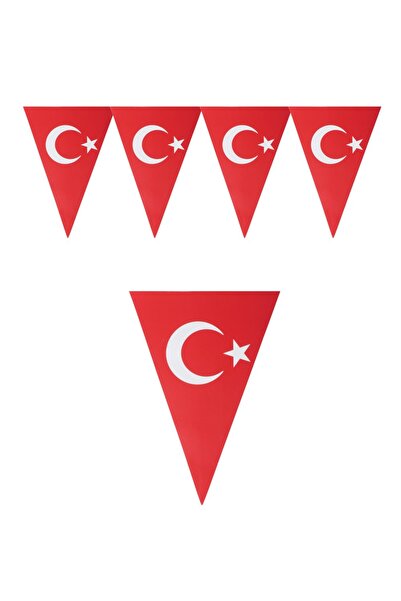 ÇUKUROVA ÜTÜ 3D ميني 5 قطع علم تركي مثلث الشكل 4 سم مع فيلكرو