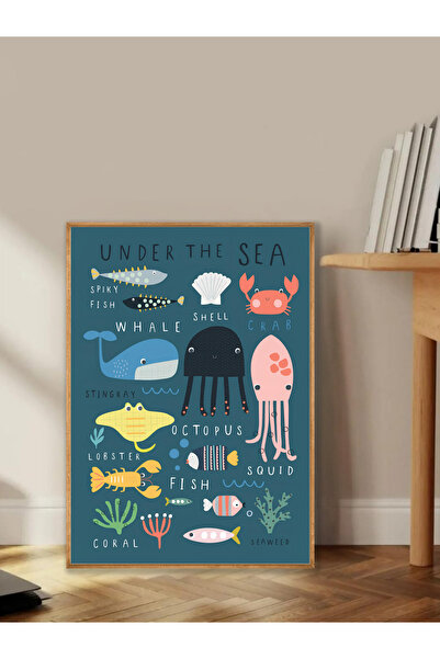 Tuba Decor One Piece Wooden Framed Living Room Hall Kitchen Table