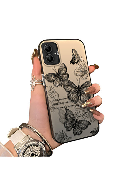 ucuc حافظة حماية من الصدمات ذات سطح لامع فضي ملون متوافقة مع هاتف سامسونج جال...