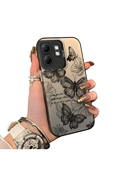 ucuc حافظة حماية من الصدمات ذات سطح لامع متوافق مع هاتف Infinix Smart 9، مزود...